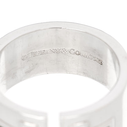 Tiffany Sterling Silver T Cutout Ring 62 10 4 of 5