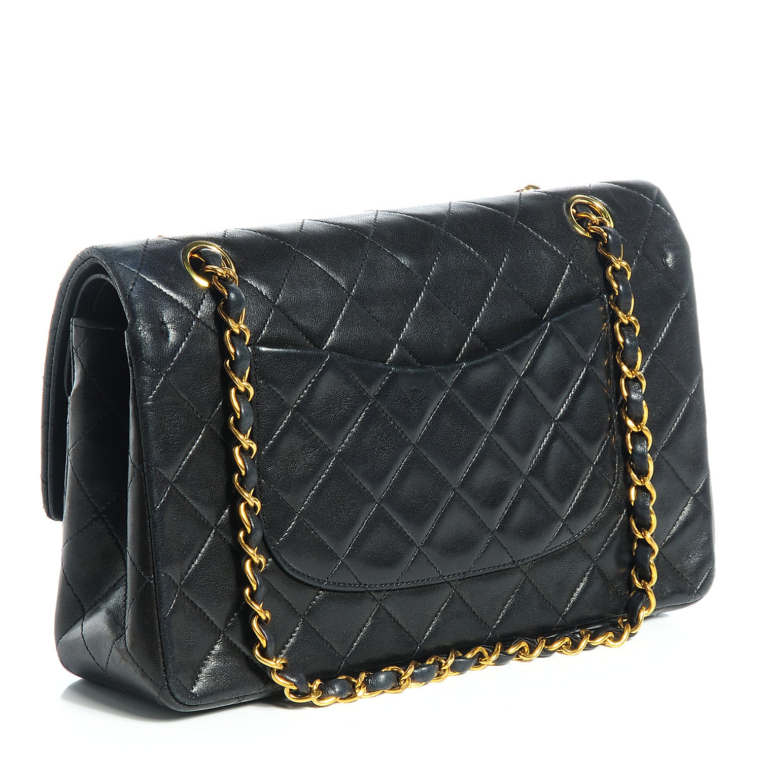 Chanel Lambskin Medium Double Flap Black 3 of 9