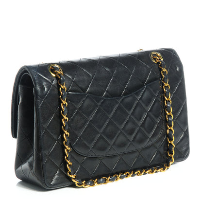 Chanel Lambskin Medium Double Flap Black 3 of 9