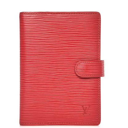 Louis Vuitton Epi Small Ring Agenda Cover Rouge 1 of 8