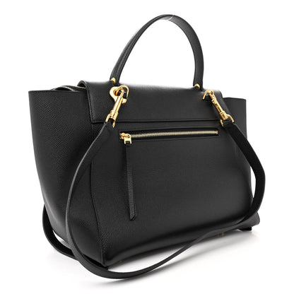 Celine Grained Calfskin Mini Belt Bag Black 3 of 10