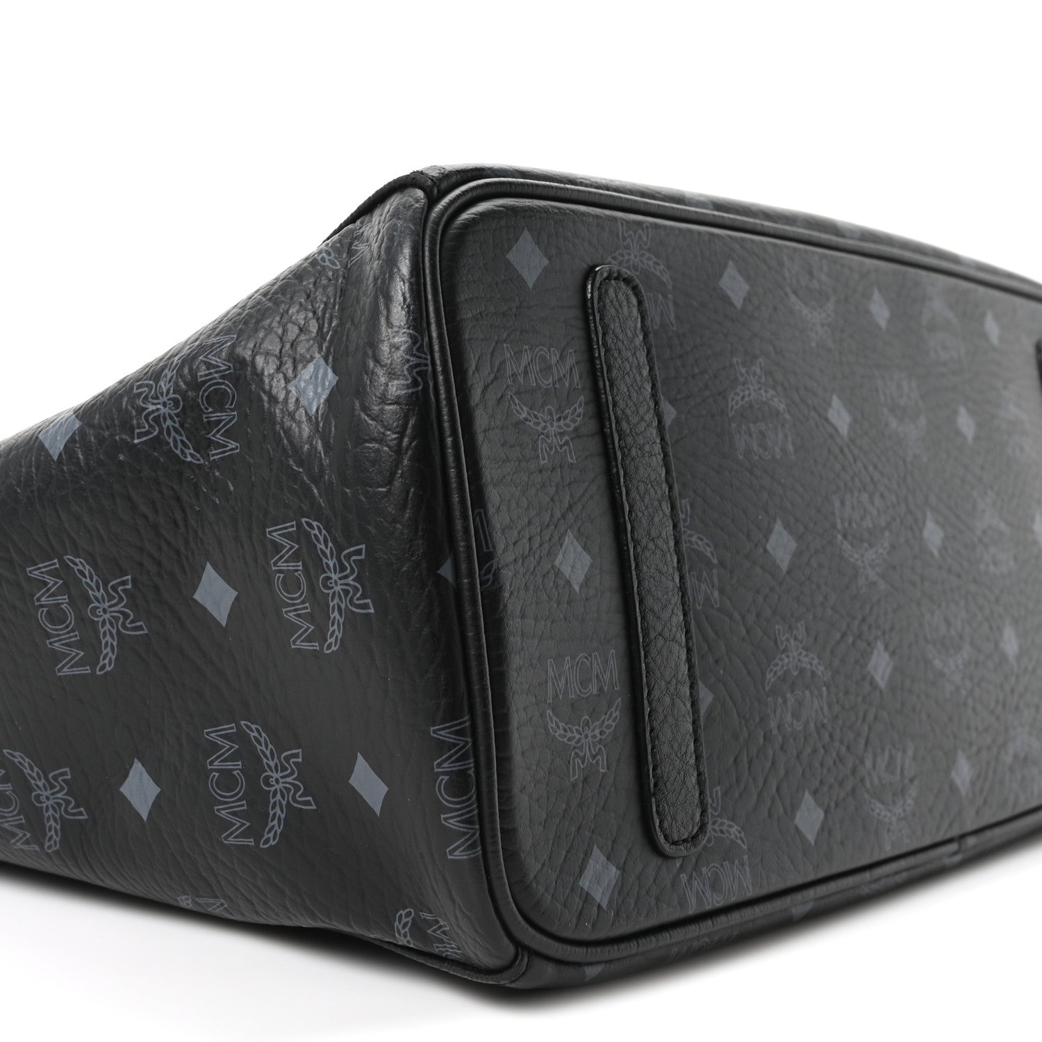 MCM Visetos Medium Liz Reversible Shopper Tote Black 11 of 16