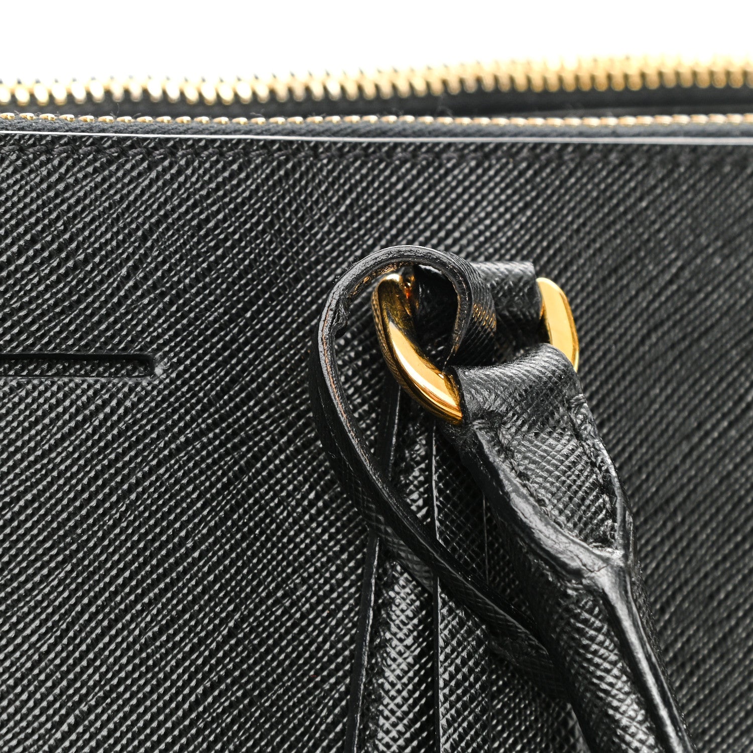 Prada Saffiano Large Galleria Double Zip Tote Black 11 of 13