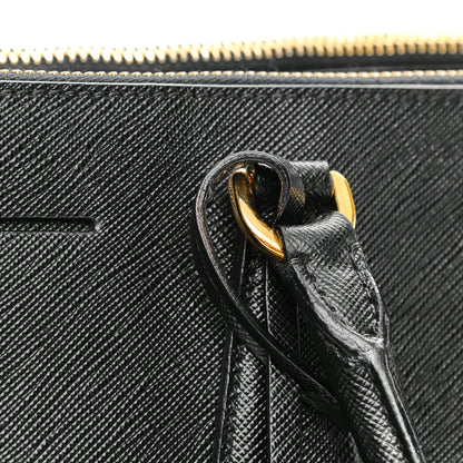 Prada Saffiano Large Galleria Double Zip Tote Black 11 of 13