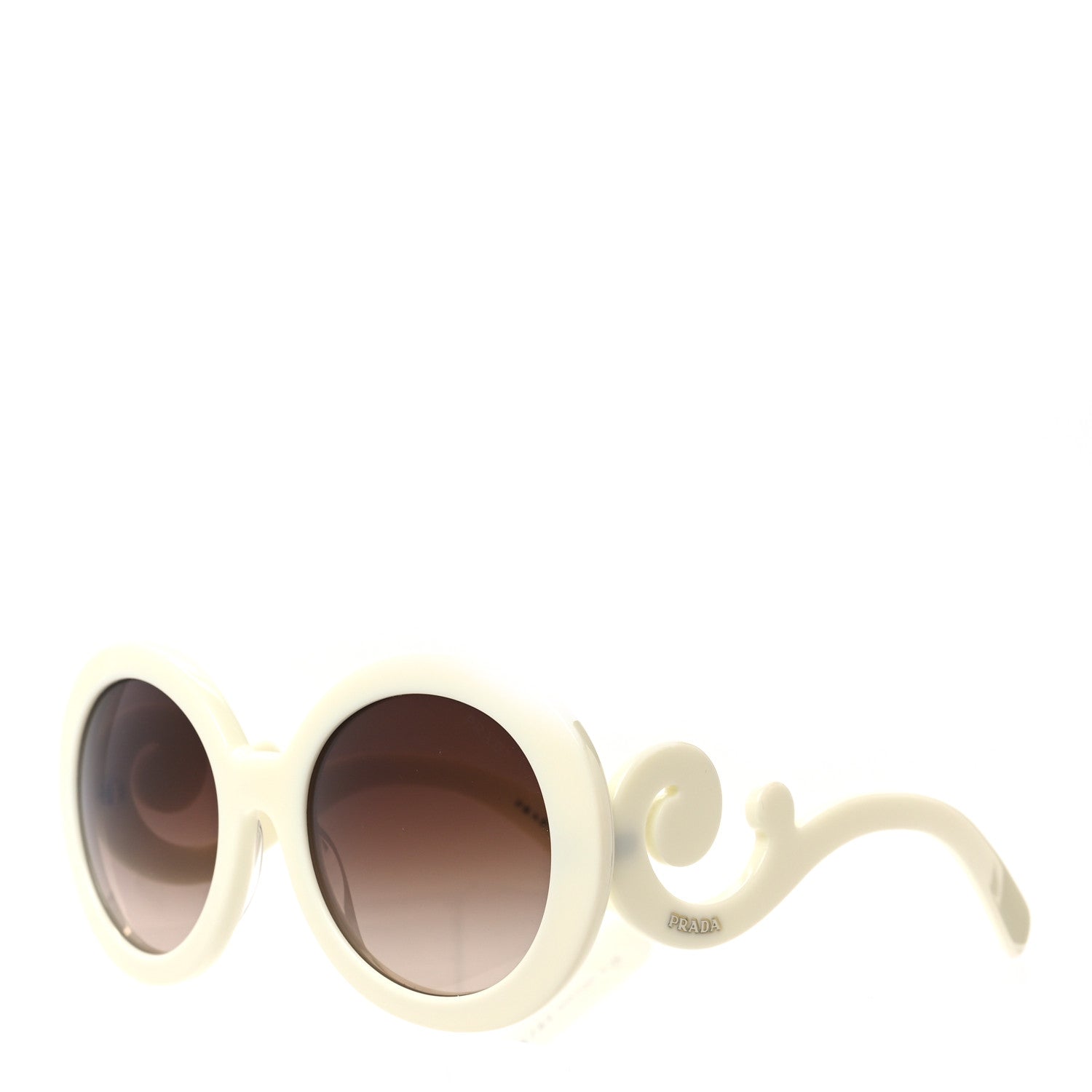 Prada Baroque Sunglasses SPR 27N White 1 of 6