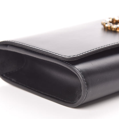 Louis Vuitton Calfskin Swarovski Louise EW Clutch Black 7 of 8