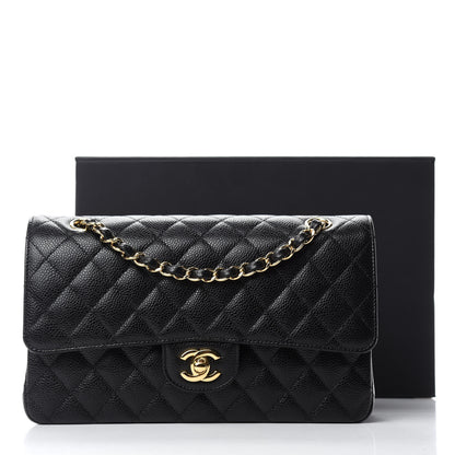 Chanel Caviar Quilted Medium Double Flap Black 11 of 11