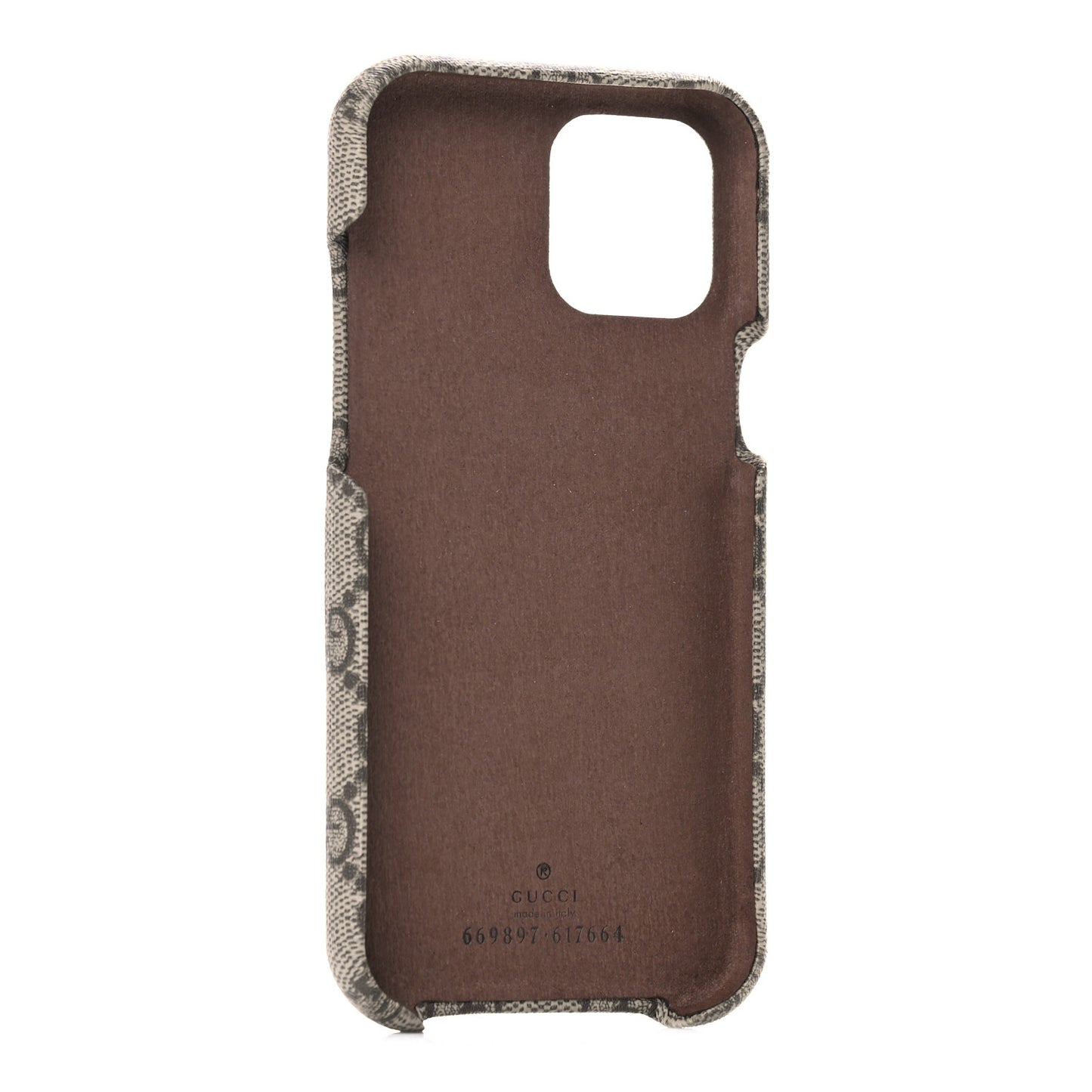 GG Supreme Monogram Marmont iPhone 12/12 Pro Max Case Dusty Rose