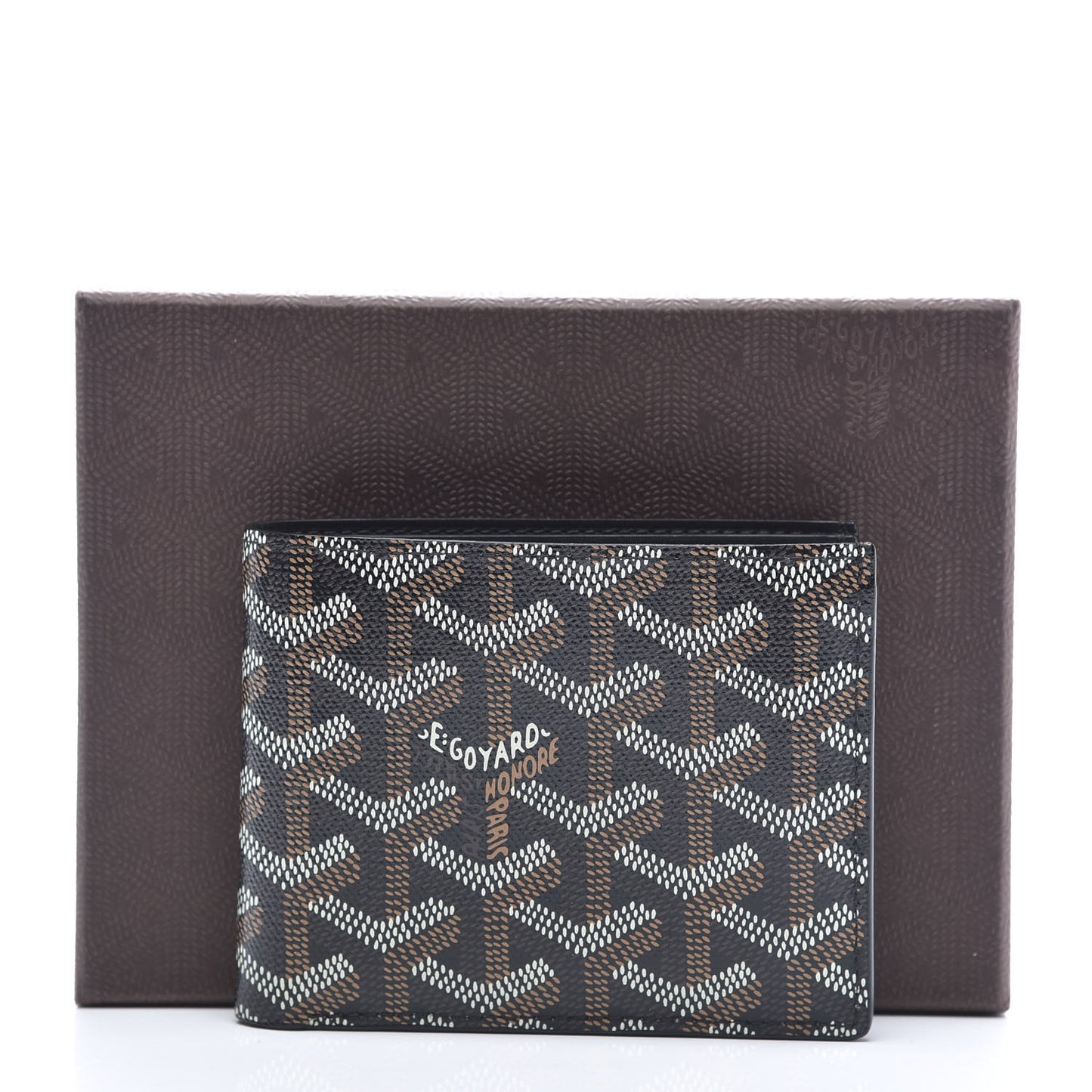 Goyardine Bi-Fold Victoire PM Wallet Black