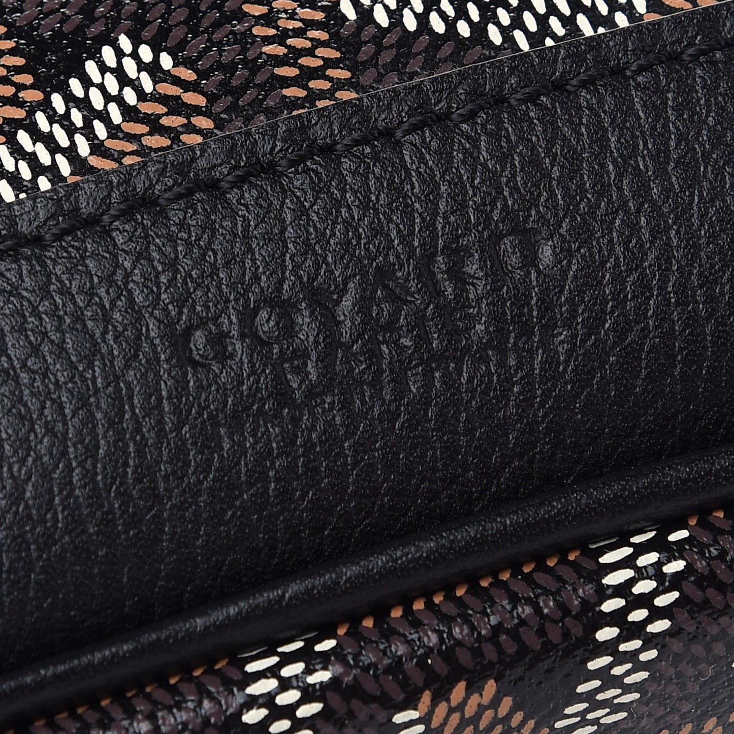 Goyardine Petit Flot Bucket Bag PM Black