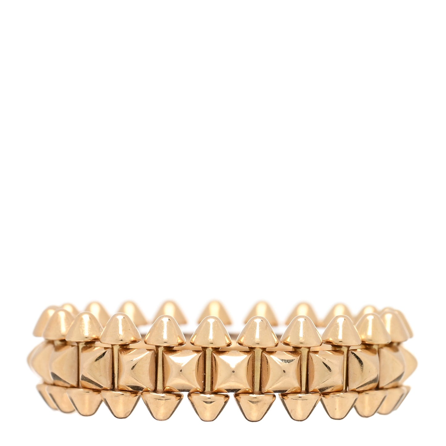 18K Pink Gold SM Clash De Cartier Ring 56 7.5