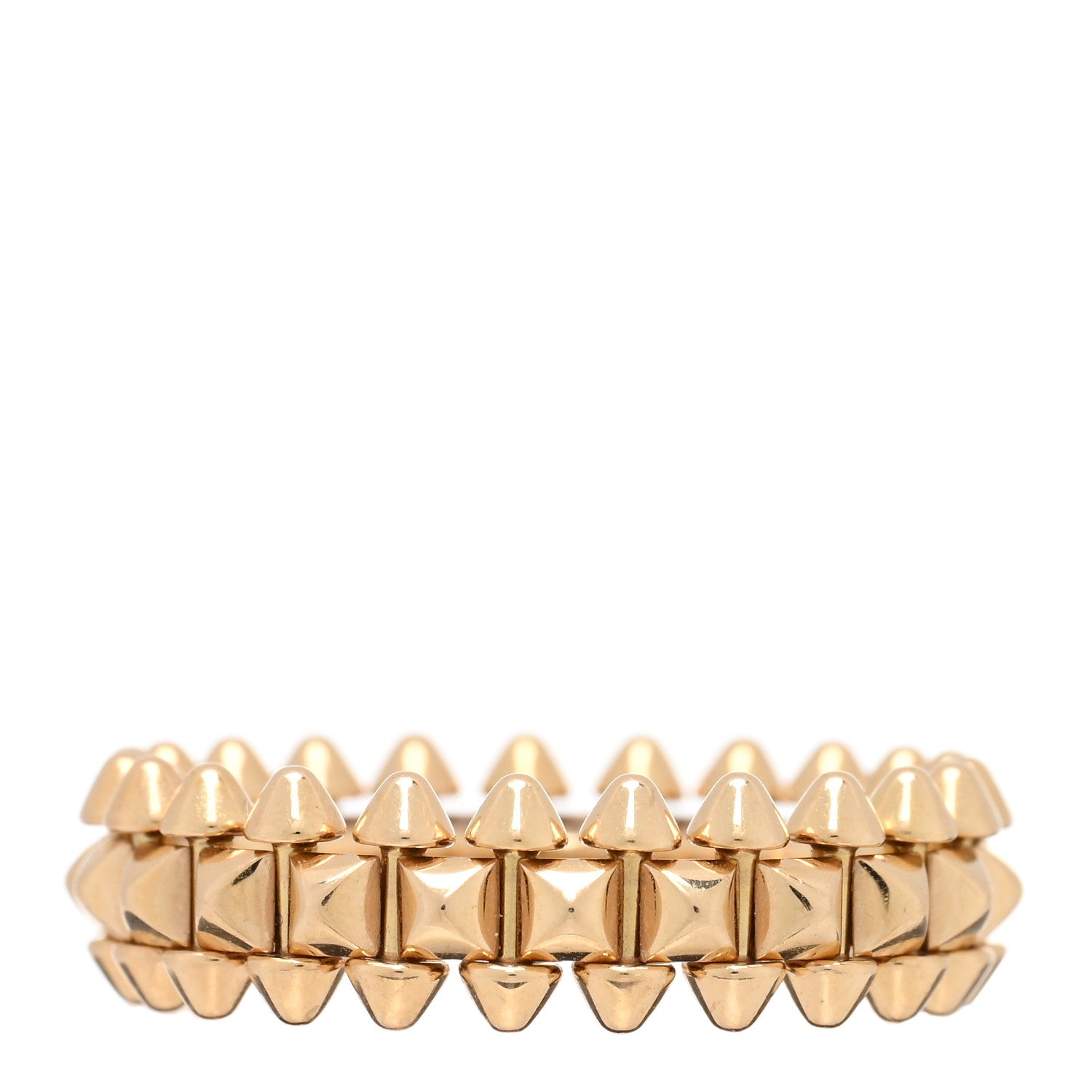 Cartier 18K Pink Gold SM Clash De Cartier Ring 56 7.5 1 of 4