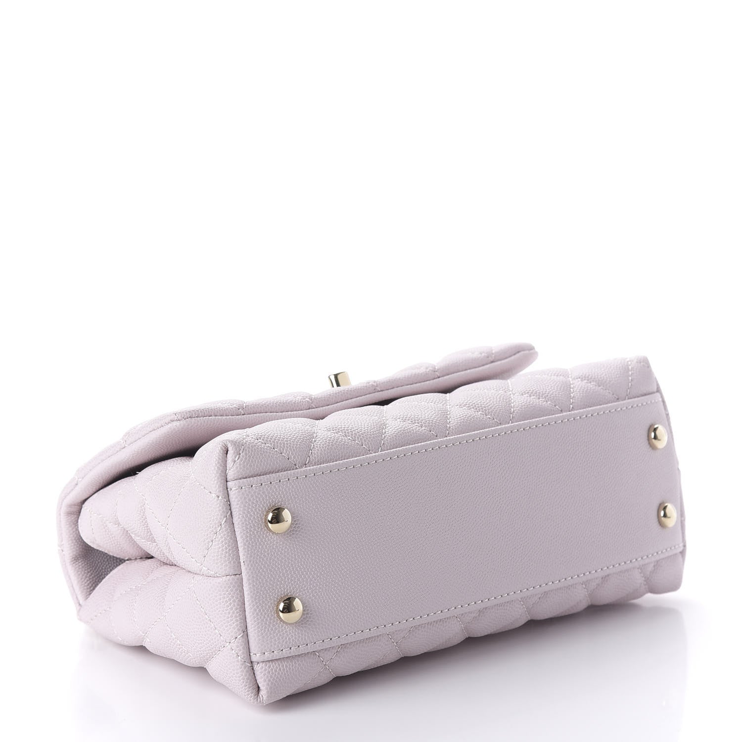 Chanel Caviar Quilted Mini Coco Handle Flap Lilas Lilac 4 of 11