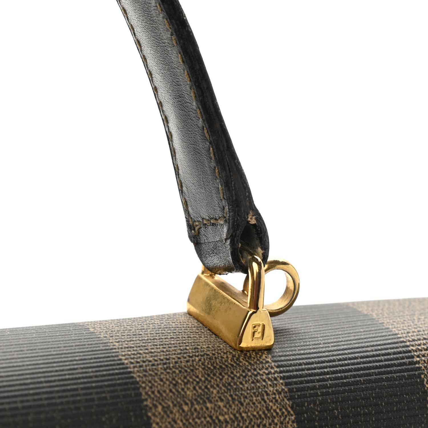 Fendi Pequin Top Handle Bag Tobacco 13 of 13