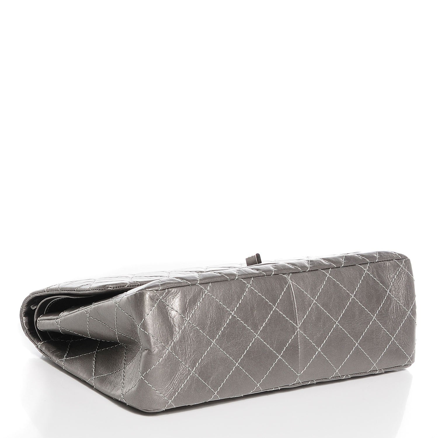 Chanel Metallic Calfskin 2.55 Reissue 226 Flap Grey 3 of 7