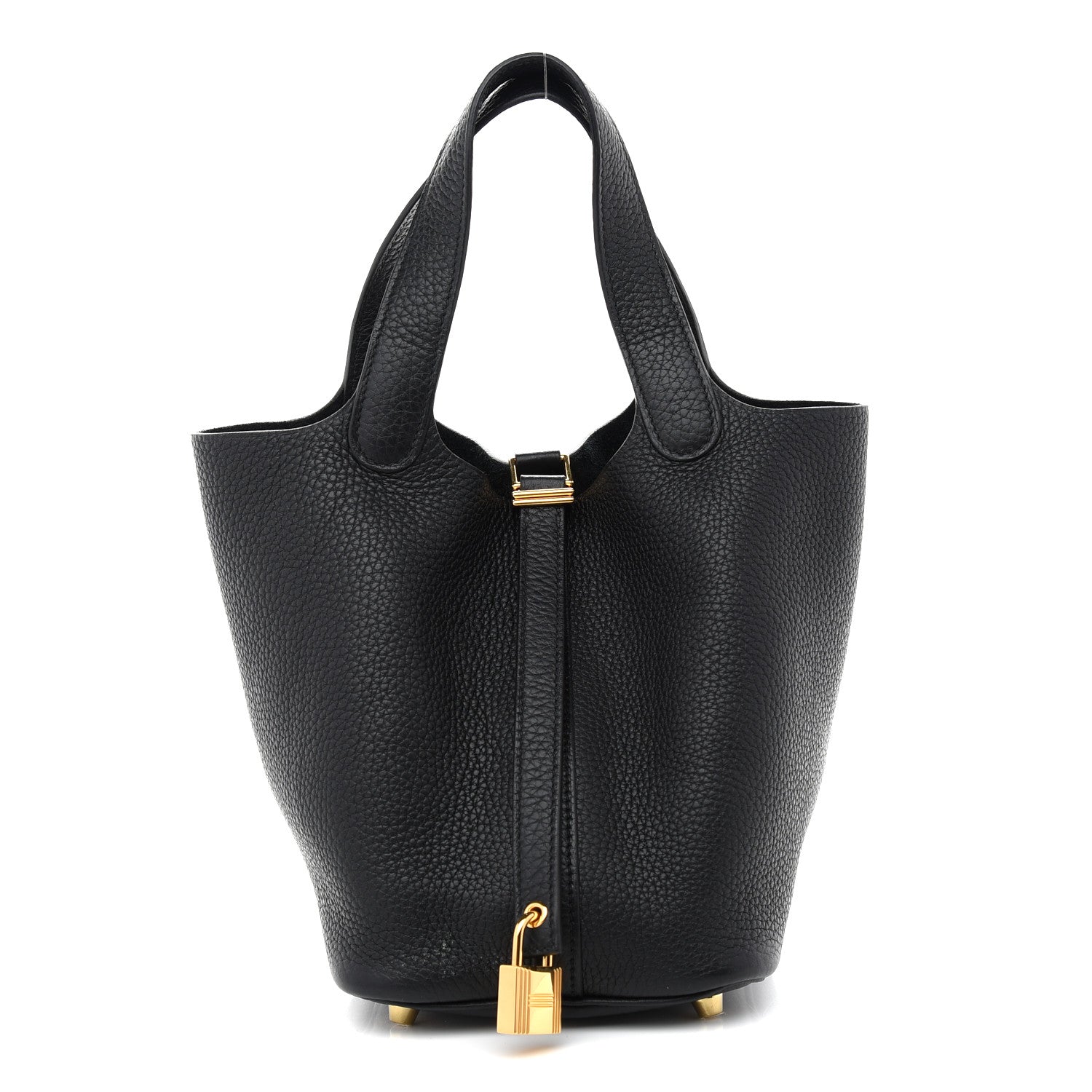 Hermes Taurillon Clemence Picotin Lock 18 PM Black 1 of 10