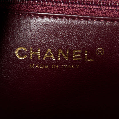 Chanel Lambskin Quilted Small Diamond CC Camera Case Black 6 of 10
