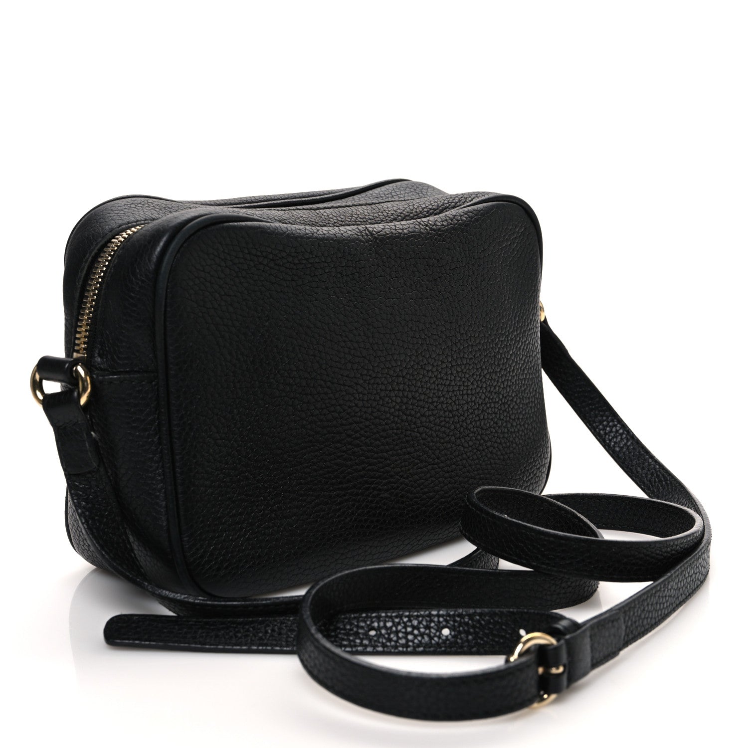 Gucci Pebbled Calfskin Small Soho Disco Bag Black 2 of 12