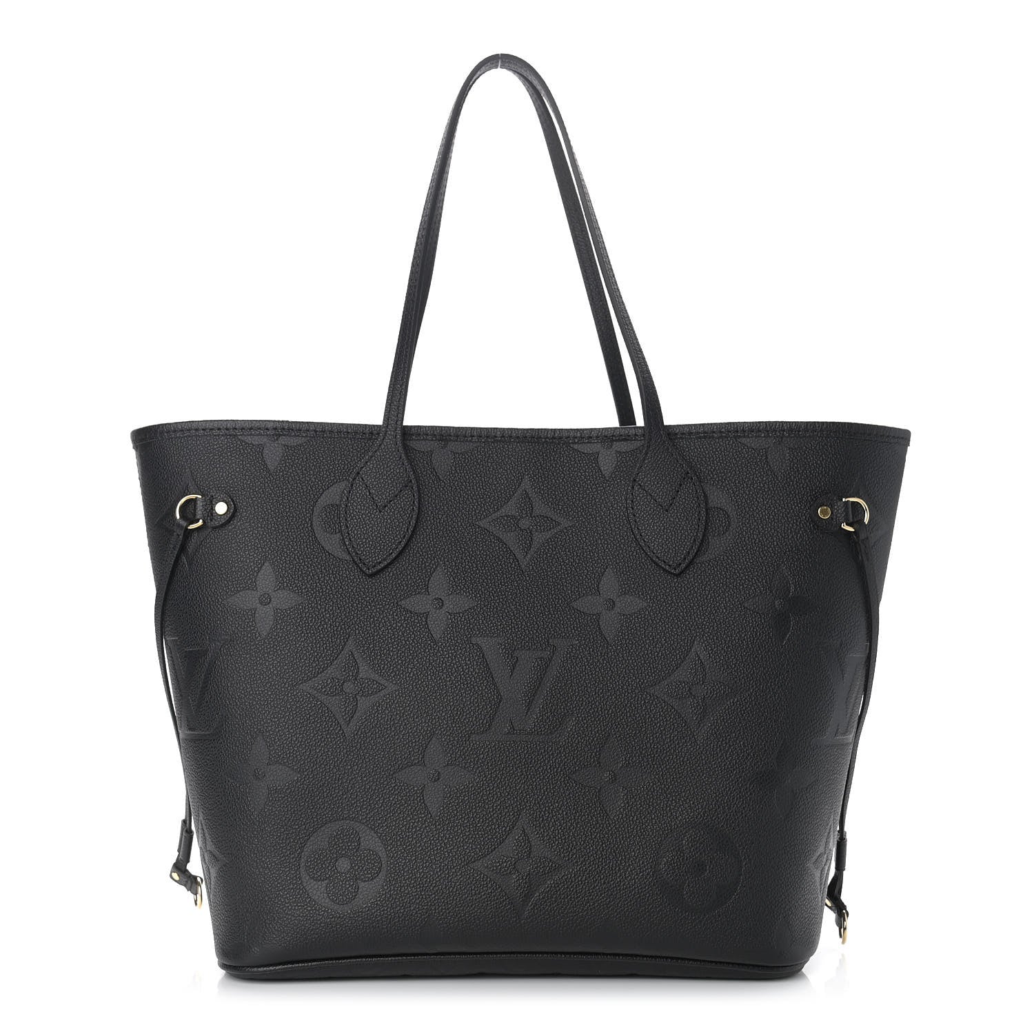 Louis Vuitton Empreinte Monogram Giant Neverfull MM Black 1 of 8