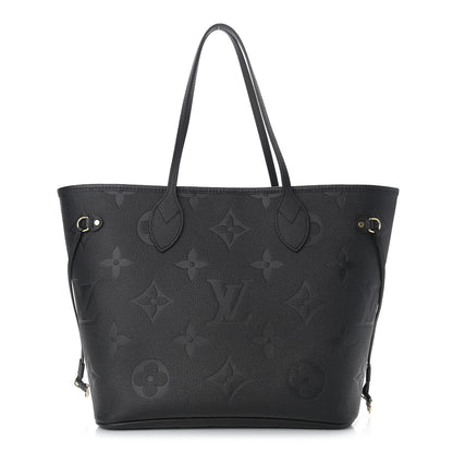 Louis Vuitton Empreinte Monogram Giant Neverfull MM Black 1 of 8