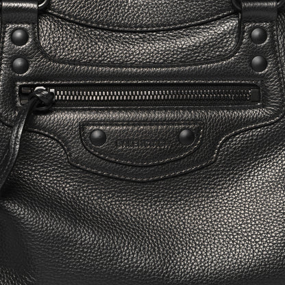 Balenciaga Grained Calfskin Black Hardware Neo Classic City Black 8 of 10