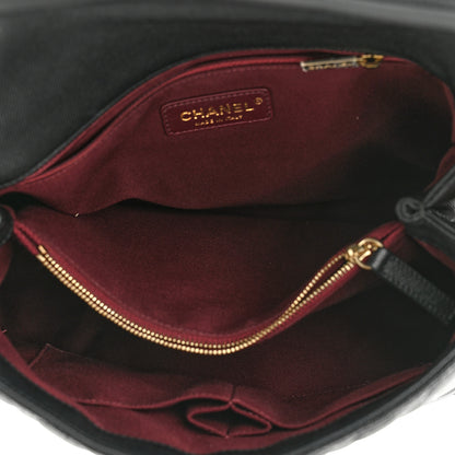 Chanel Caviar Quilted Medium Coco Handle Flap Black 5 of 11