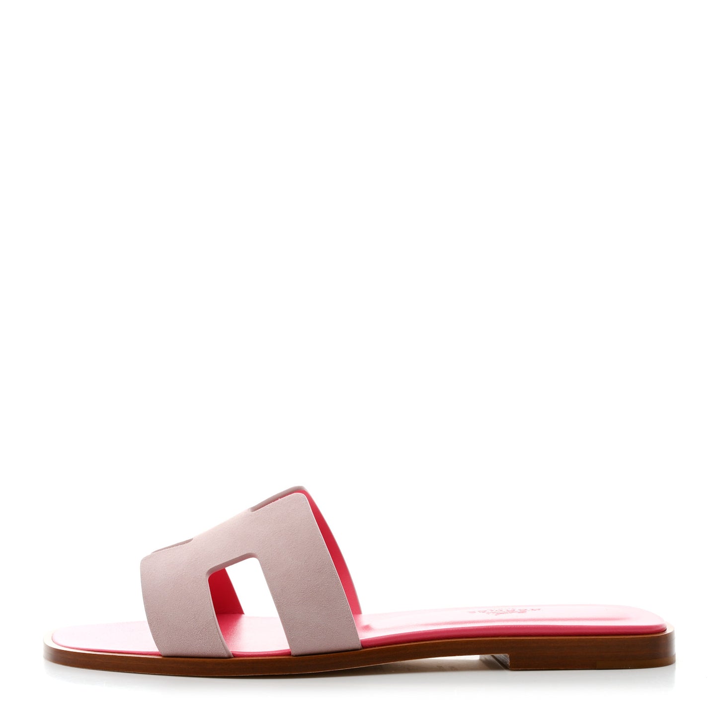 Suede Goatskin Oran Sandals 37 Rose Porcelaine