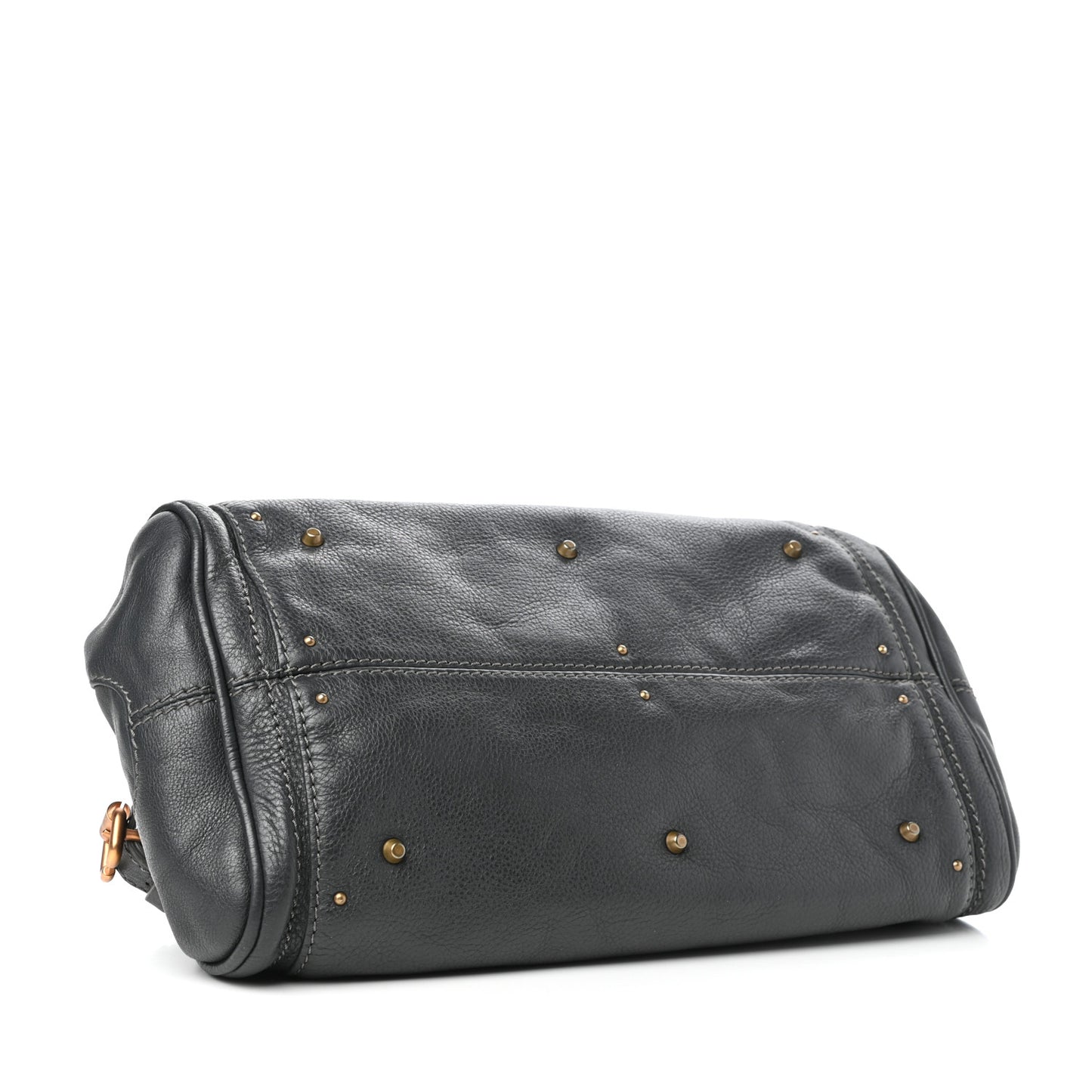 Calfskin Medium Paddington Satchel Black