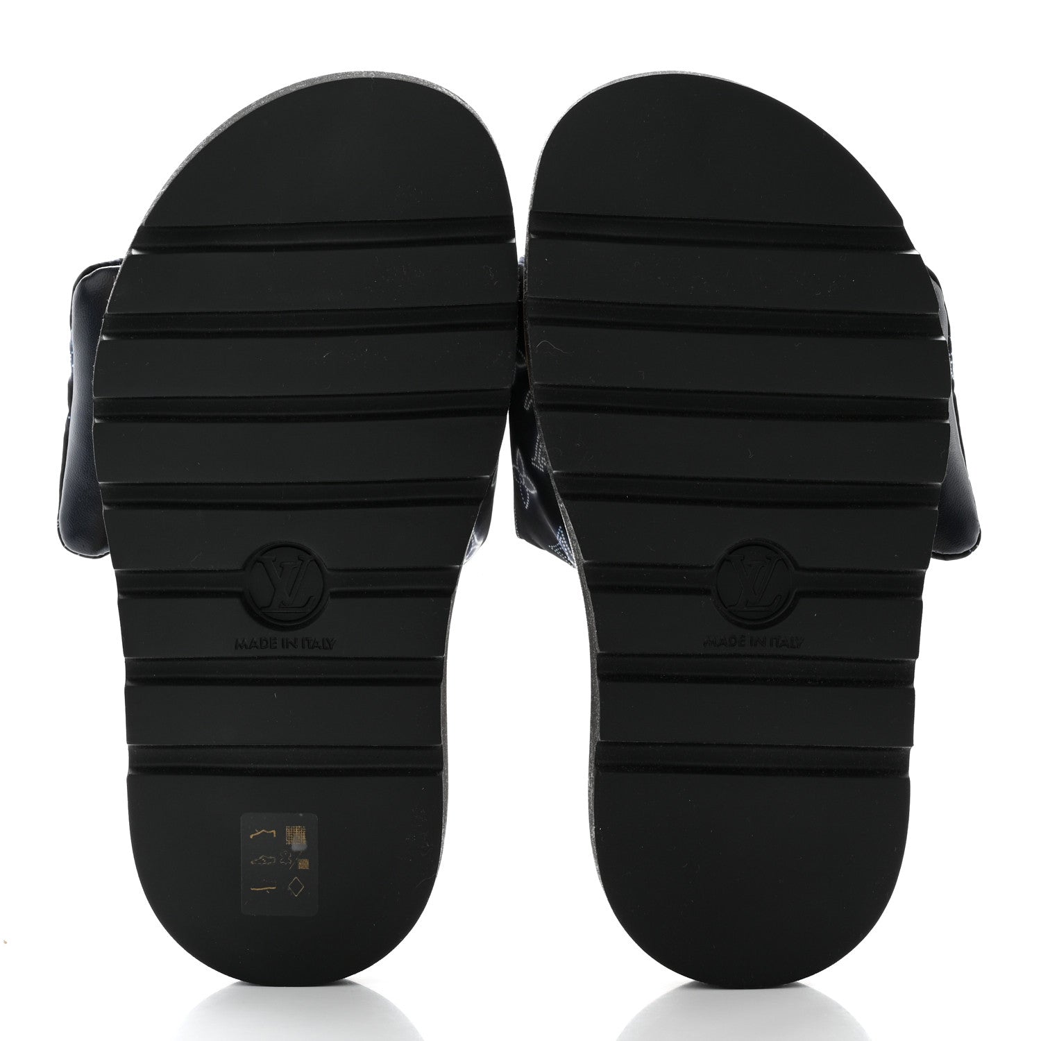 Louis Vuitton Nylon Monogram Womens Pool Pillow Comfort Mules 36 Navy Blue 5 of 13