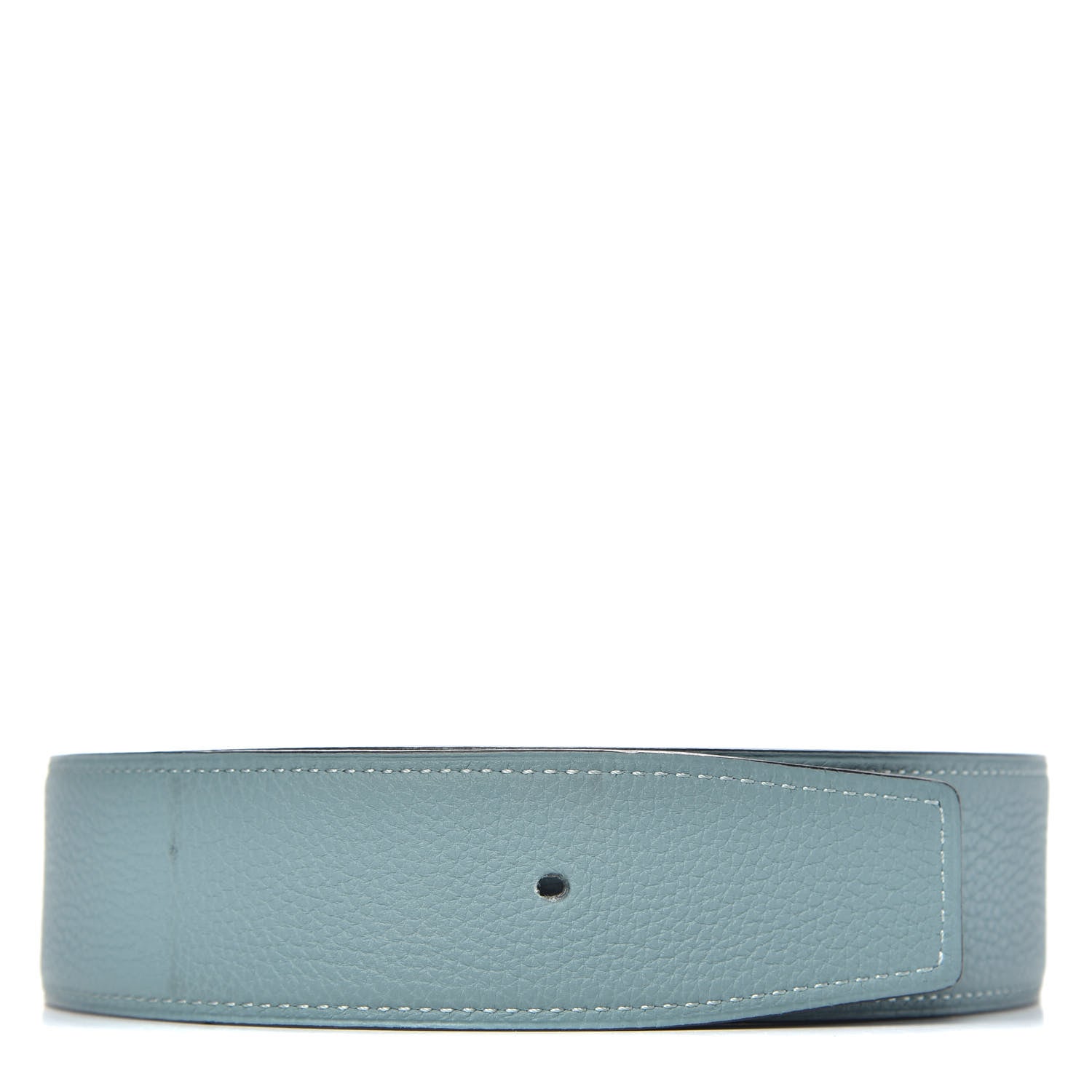 Hermes Togo 135 32mm Belt Strap 95 Ciel Graphite 1 of 6