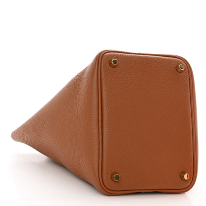 Hermes Taurillon Clemence Picotin Lock 18 PM Gold 4 of 11
