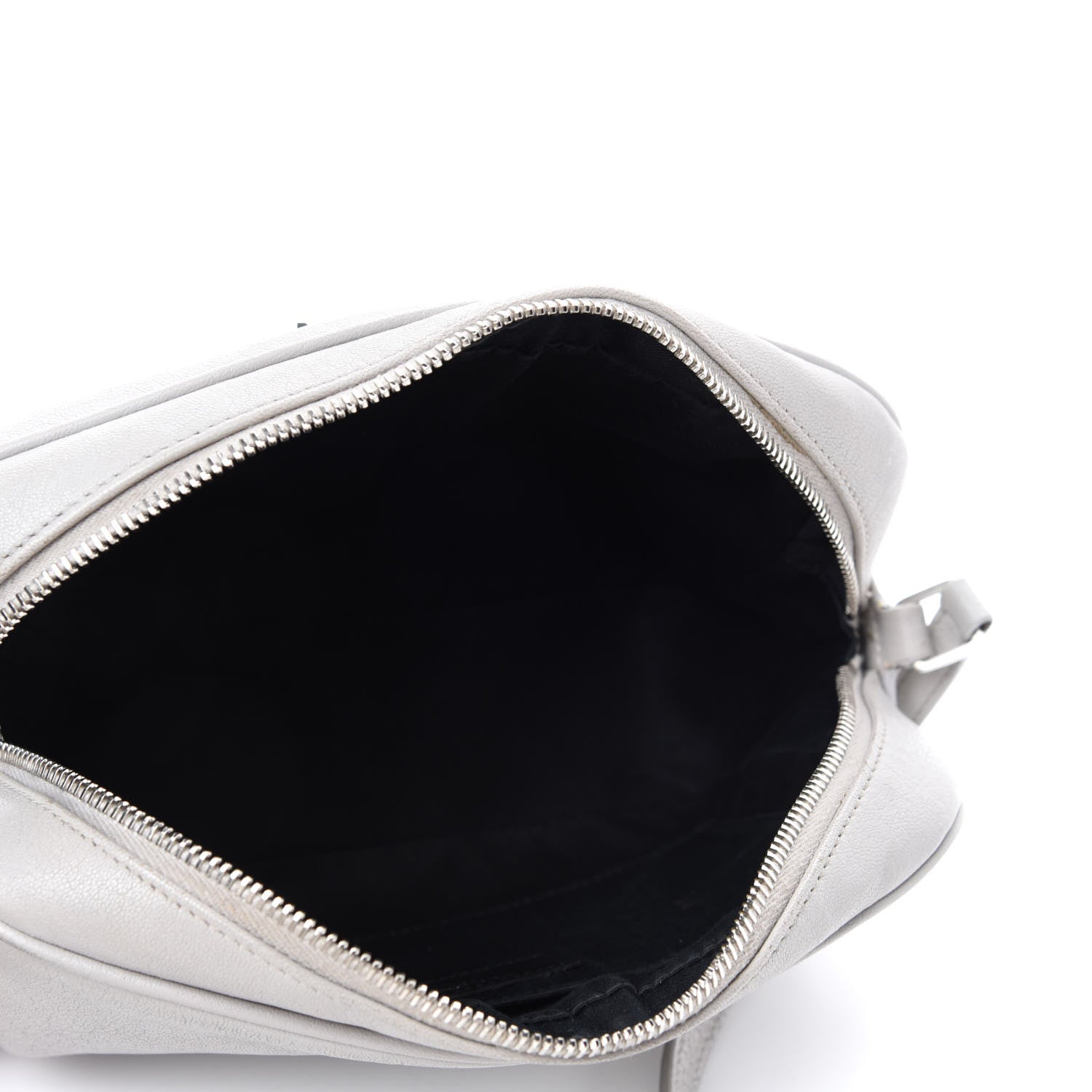 Saint Laurent Lambskin Monogram Lou Camera Bag Granite 5 of 10