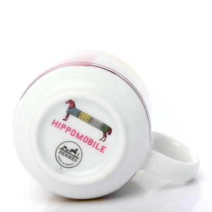 Hermes Porcelain Hippomobile Coffee Cup And Saucer Set Of 2 7 of 9