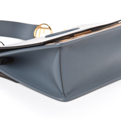 Fendi Vitello Century Velvet F is Fendi FF Kan I Shoulder Bag Tobacco Tempesta 8 of 9
