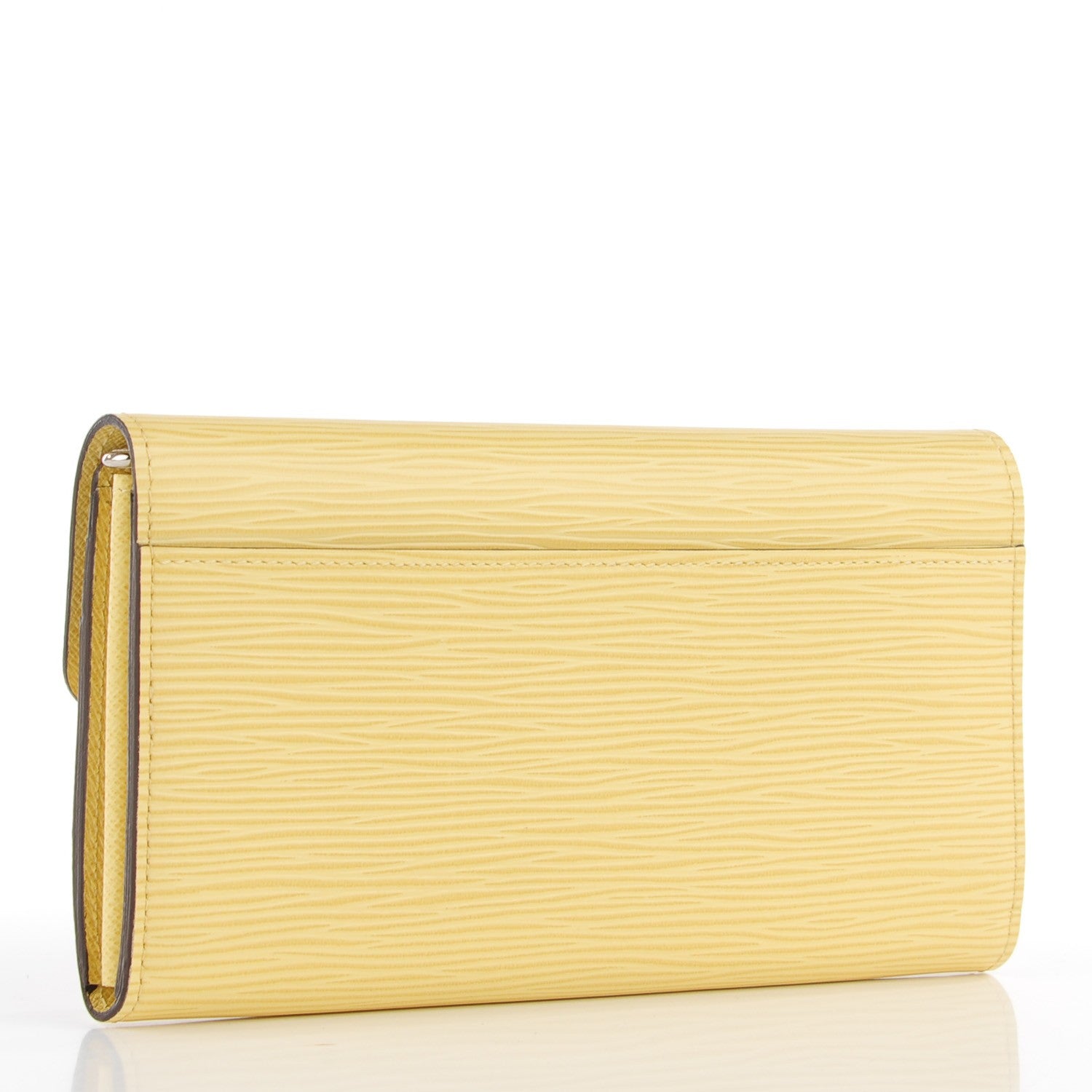 Louis Vuitton Epi Sarah Wallet Jaune Pale 3 of 7