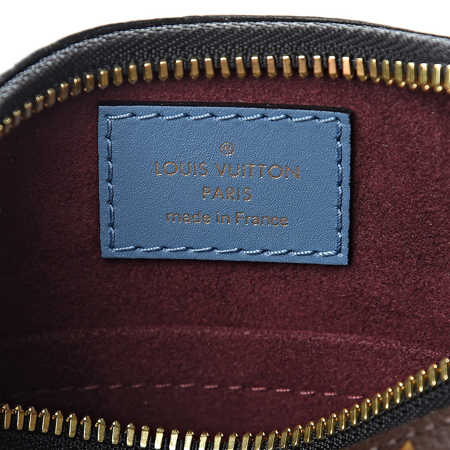 Louis Vuitton Monogram Beaubourg Hobo Mini Bordeaux Red Peach Safran Blue Jean Blue 6 of 10