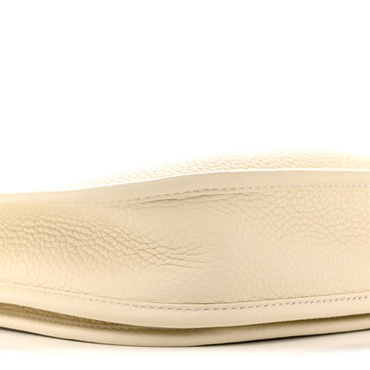 Hermes Taurillon Clemence Evelyne 23 Poche III Cream 9 of 10