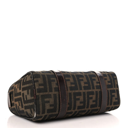 Fendi Zucca Mini Boston Satchel Tobacco 4 of 16