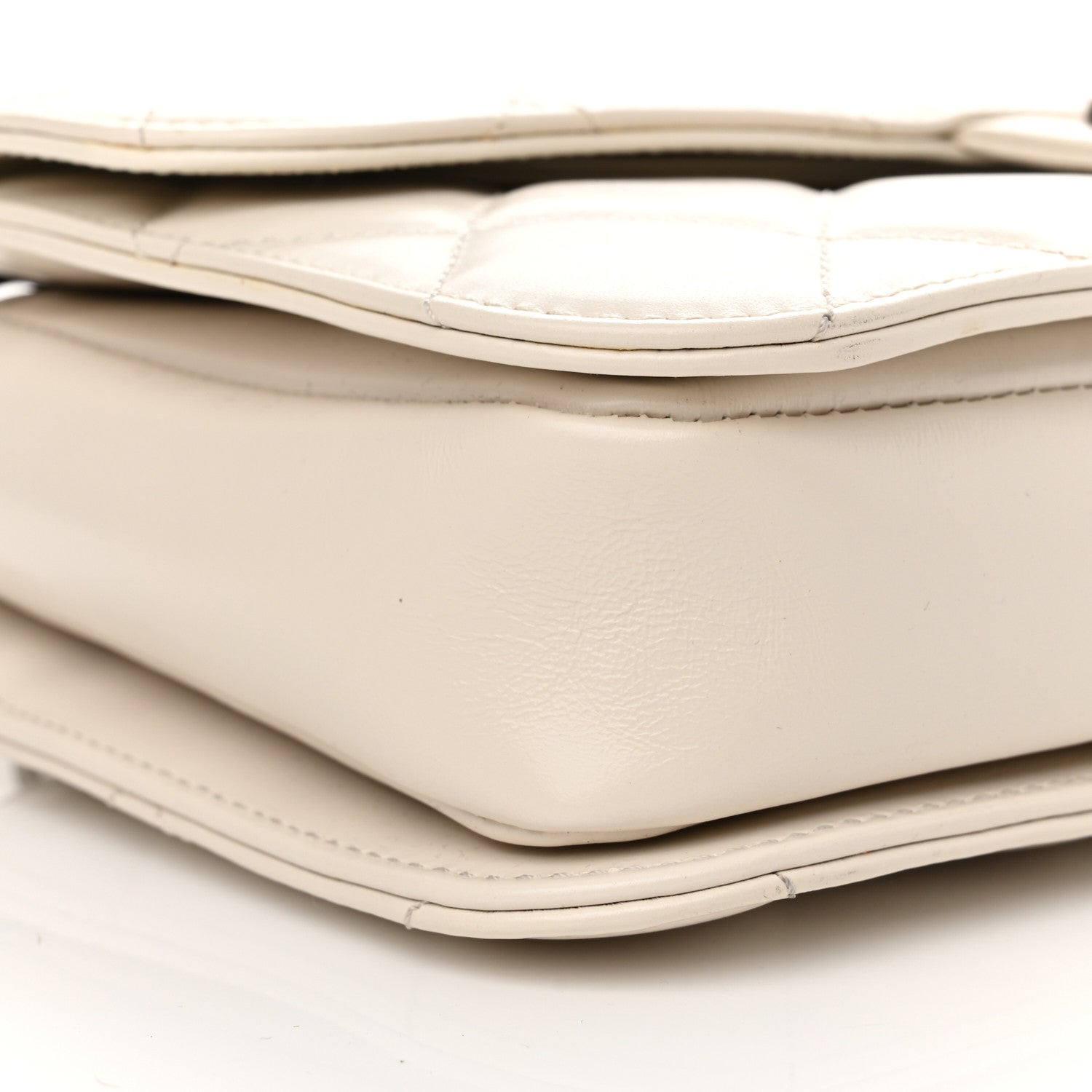 Chanel Glazed Calfskin Medium Perfect Edge Flap White 10 of 11
