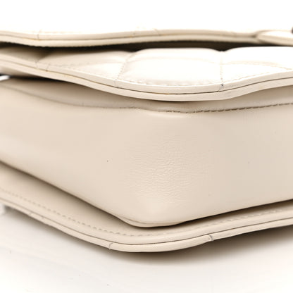 Chanel Glazed Calfskin Medium Perfect Edge Flap White 10 of 11