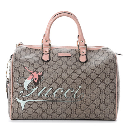 Gucci GG Plus Monogram Mermaid Medium Joy Boston Pink 1 of 8
