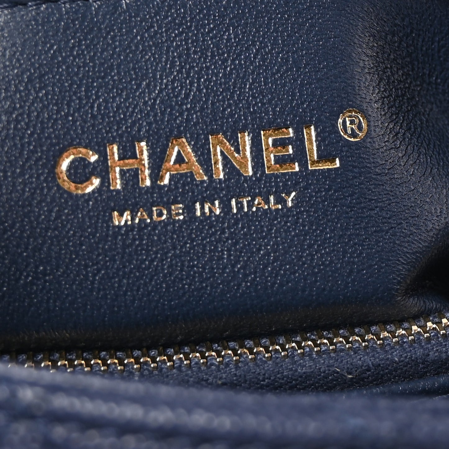 Caviar Elaphe Quilted Small Coco Handle Flap Navy