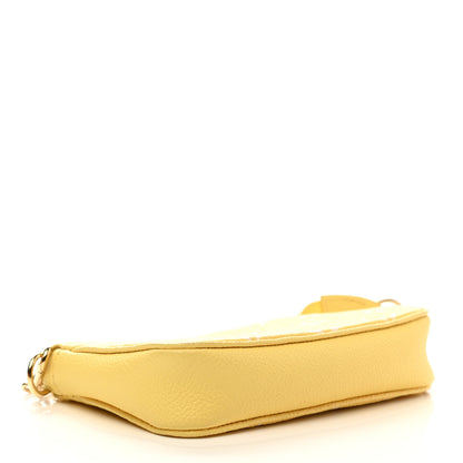Louis Vuitton Empreinte Monogram Mini Pochette Accessories Lemon Curd Yellow 4 of 10