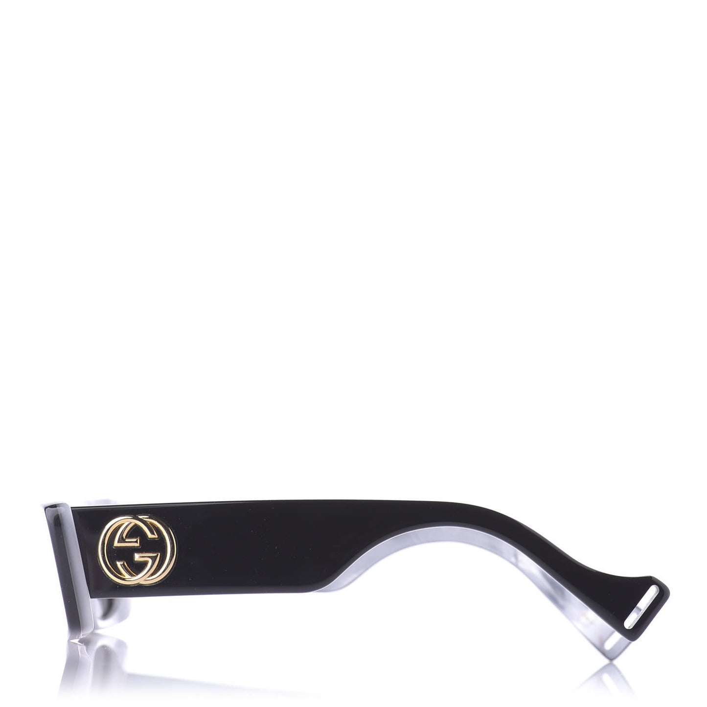 Acetate Rectangular Sunglasses GG0516S Black
