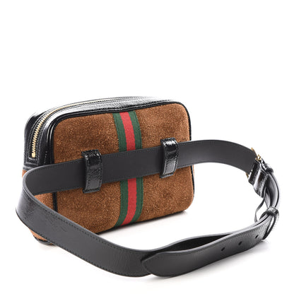 Gucci Suede Small Ophidia Belt Bag 85 34 Brown 2 of 8