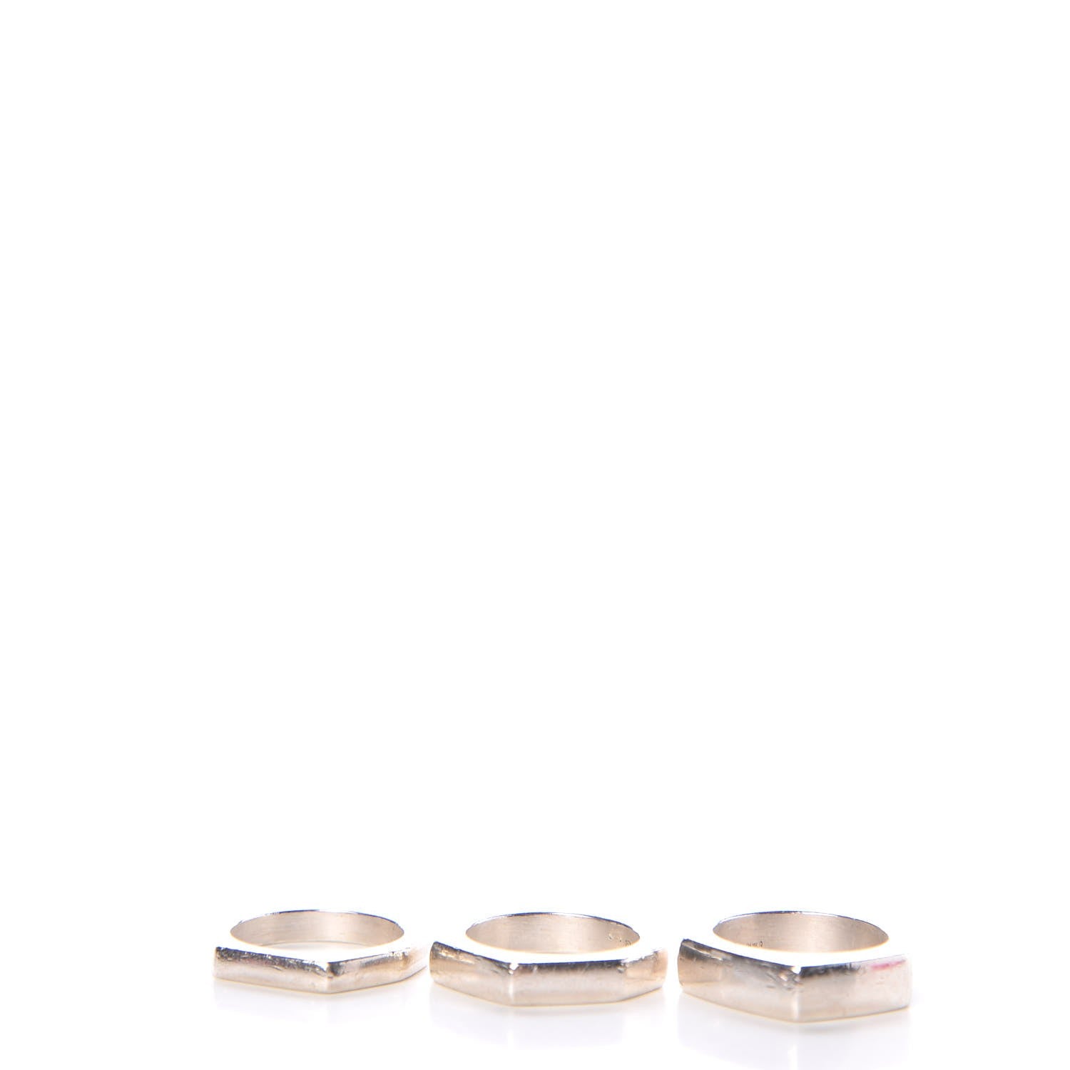 Gucci Sterling Silver Stackable Rings 52 6 6 of 7
