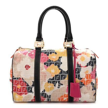 Fendi Zucchino Vitello Floral Forever Boston Beige Multicolor 1 of 12