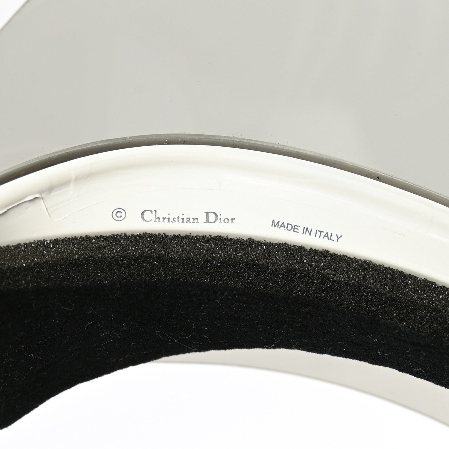 Christian Dior Mirrored DiorClub1 Sun Visor Grey 6 of 7