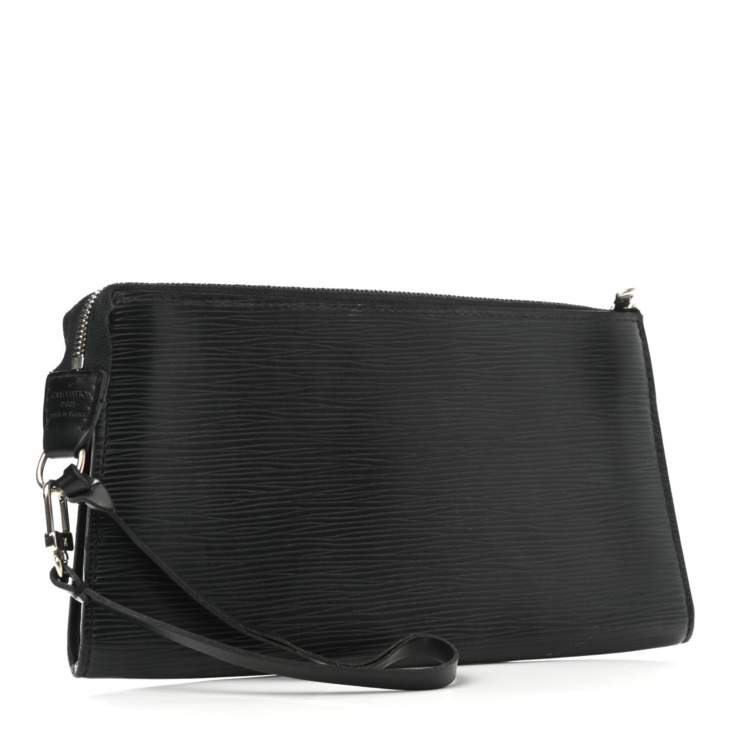Louis Vuitton Epi Pochette Accessories 24 Black 3 of 11