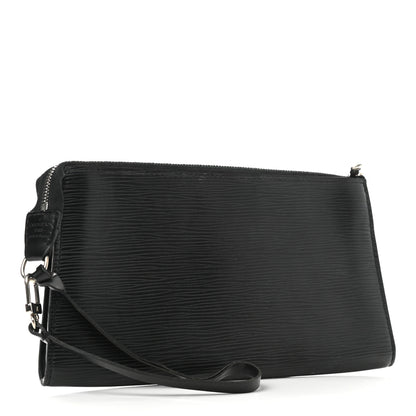 Louis Vuitton Epi Pochette Accessories 24 Black 3 of 11